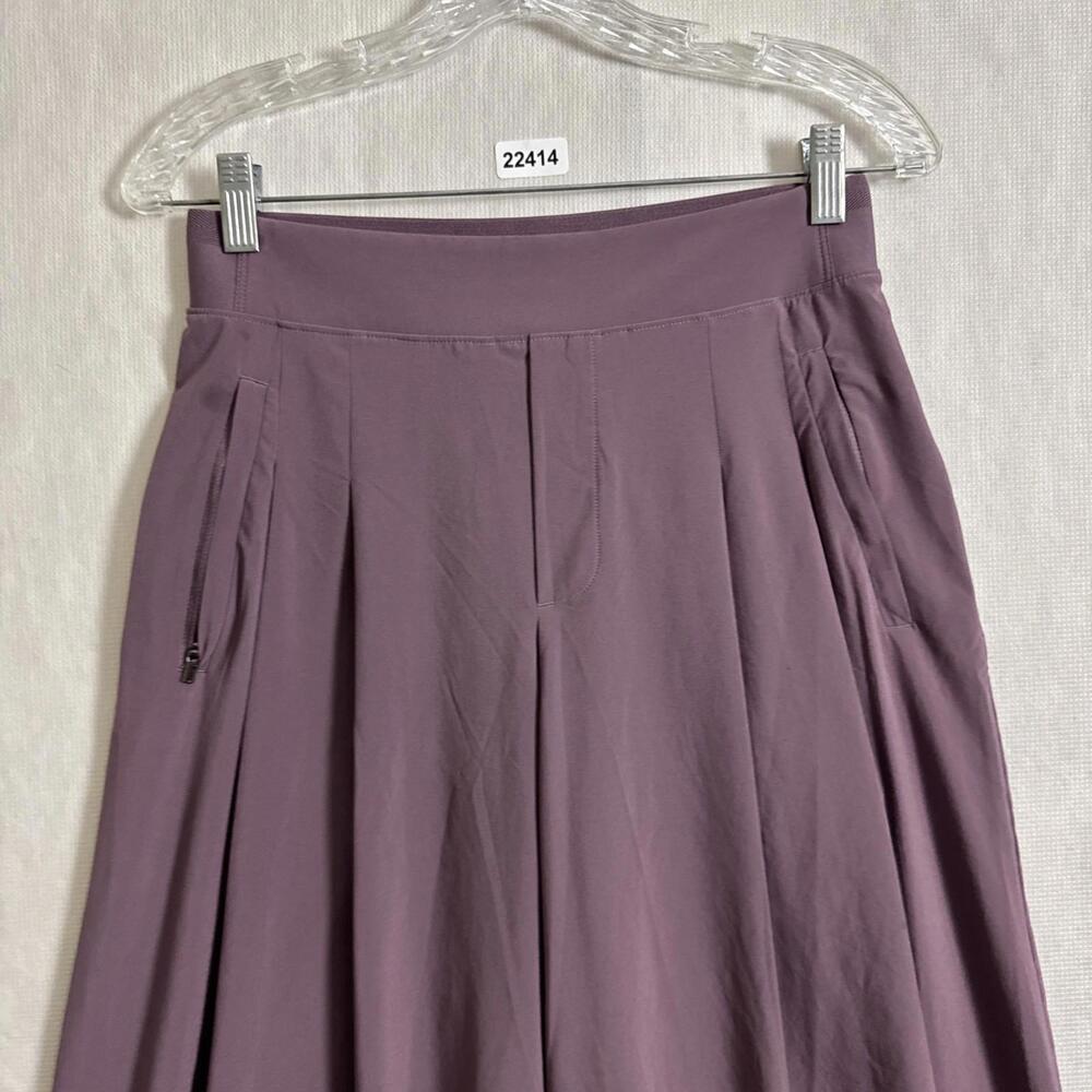 Athleta Purple Wide-Leg Track Pants - Picture 4 of 13